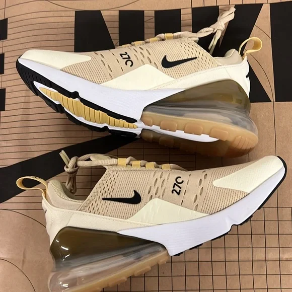 NWOB- Nike Air Max 270 GOLD - Picture 2 of 10